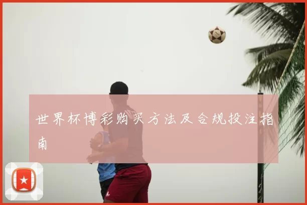 世界杯博彩购买方法及合规投注指南